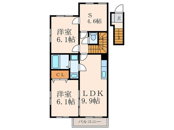 サン リマーレの物件間取画像